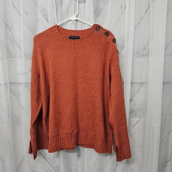 Sanctuary Women's Sweater in Rust Orange - Picture 13 of 16